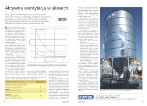 Aktywna
                      wentylacja w silosach